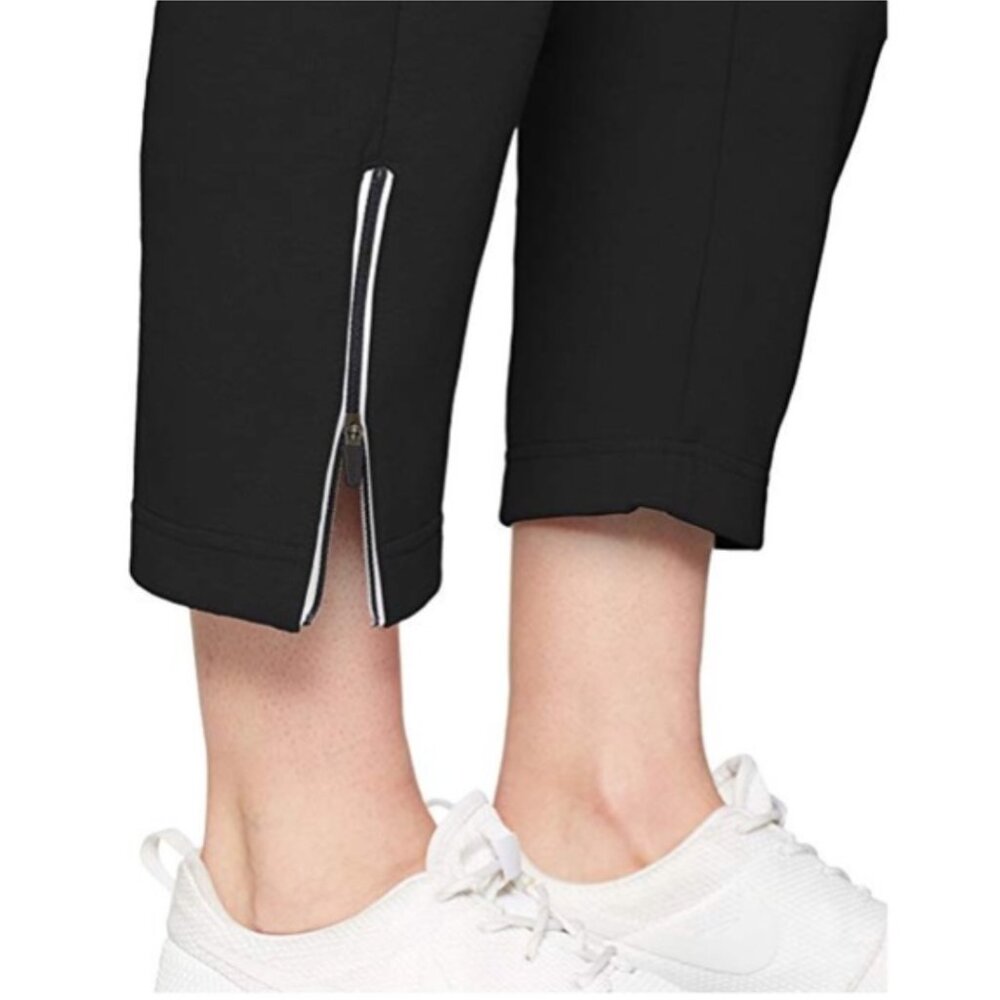 NWT NIKE Croped Jersey High Waist PANT SNKR 884410-010 Black S - Picture 4 of 13